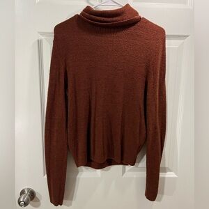 Brown Teddy turtle neck